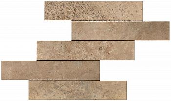 Мозаика Aix Beige Brick Tumbled 37x37