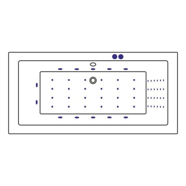 Акриловая ванна Excellent Pryzmat Lux Nano 170x80 WAEX.PRL17.NANO