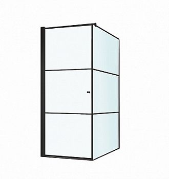 Душевой уголок Berges Wasserhaus Dark 90х90 см 061020L левый