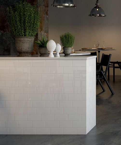 Керамогранит Таурано серый обрезной 15х60