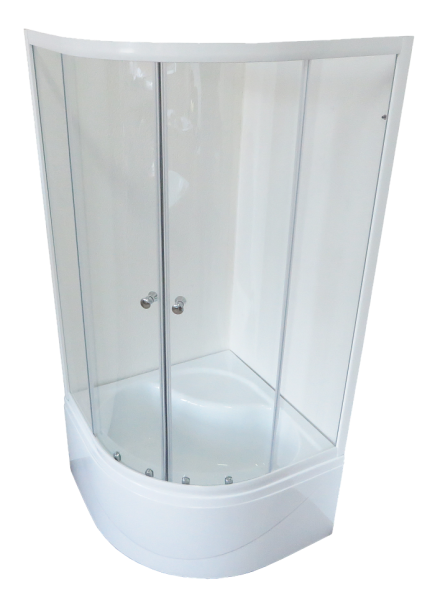 Душевой уголок Royal Bath 100BK-T прозрачное