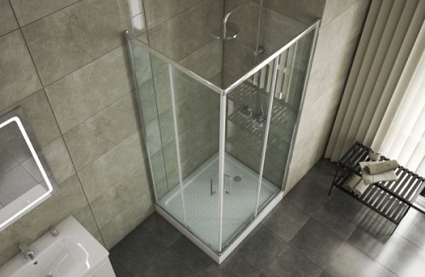 Душевой уголок 900х900х2000 мм Bravat Alfa BS090.2202A