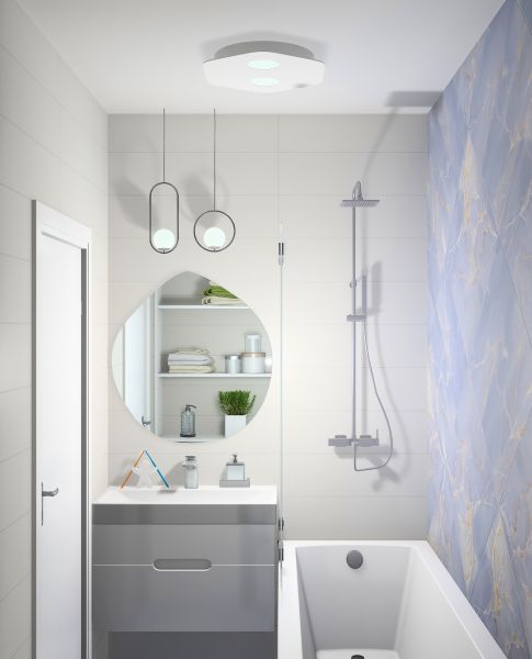 Плитка Монфорте белый матовый обрезной 20х120