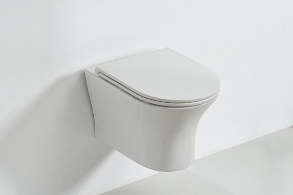 Унитаз подвесной Orange C01-100W безободковый, сиденье микролифт Унитаз подвесной Orange C01-100W безободковый, сиденье микролифт