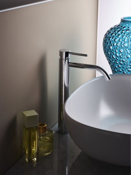 Смеситель высокий для раковины без д/к, Хром