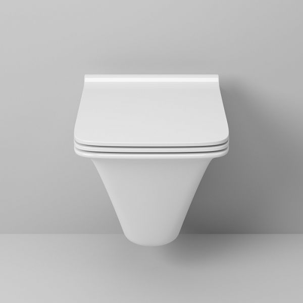 Унитаз подвесной Grossman GR-4413S безободковый с тонкой крышкой