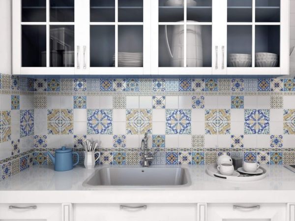 Декор Капри майолика 20х20