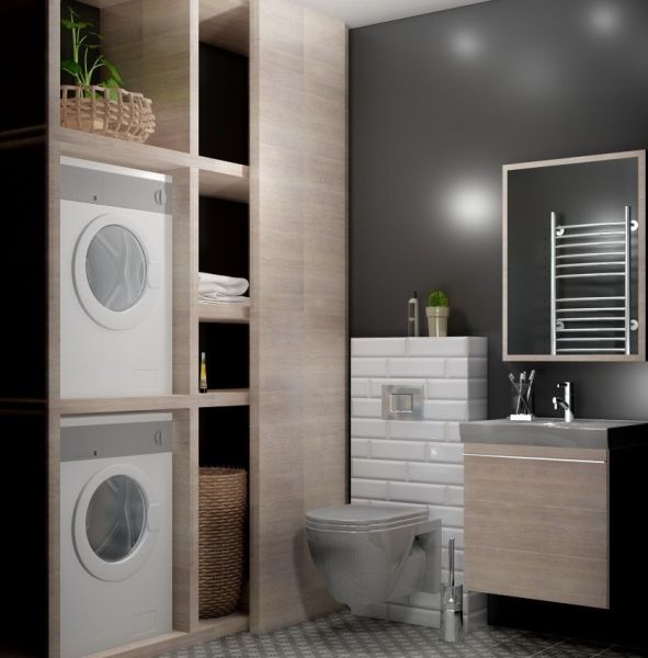 Плитка Аккорд белый грань 8,5х28,5