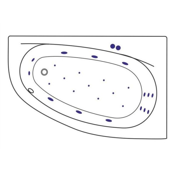 Акриловая ванна Excellent Kameleon P Ultra 1700x1100 WAEX.KMP17.ULTRA