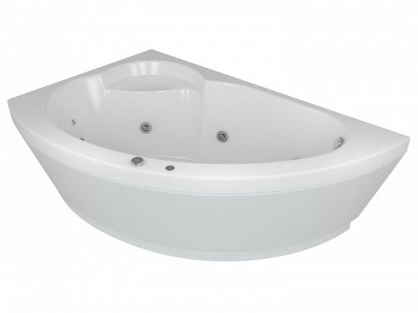 Акриловая ванна Aquatek Аякс 170 см L на объемном каркасе Акриловая ванна Aquatek Аякс 170 см L на объемном каркасе