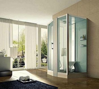 Душевая кабина Orans SR-89102S 150x100 см с функцией турецкая баня правая белая