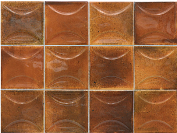 HANOI Arco Burnt Red 10x10 см