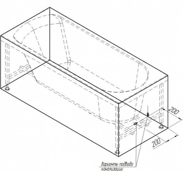Гидромассажная ванна Radomir Кэти 1, форсунки Chrome Гидромассажная ванна Radomir Кэти 1, форсунки Chrome