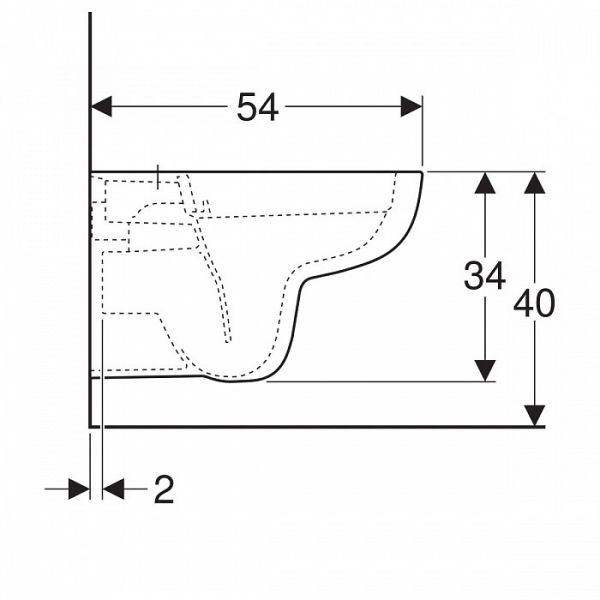 Унитаз подвесной Geberit Smyle 500.210.01.1 белый