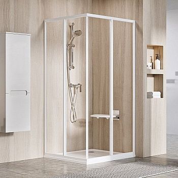 Душевой уголок Ravak SUPERNOVA SRV2-100 S белый+ прозрачное стекло