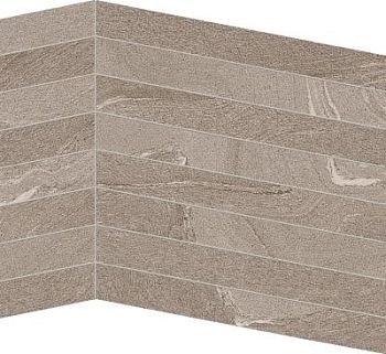 Mosaico Bis Martellata Taupe Naturale 37.4x29.1