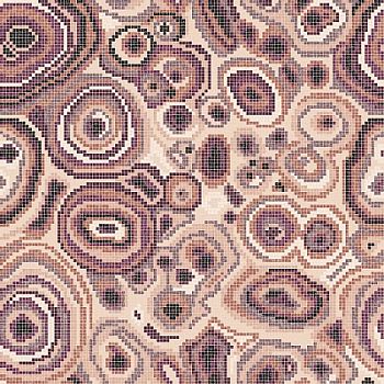 Мозаика Decori 10 New Malachite Rose 129.1x129.1