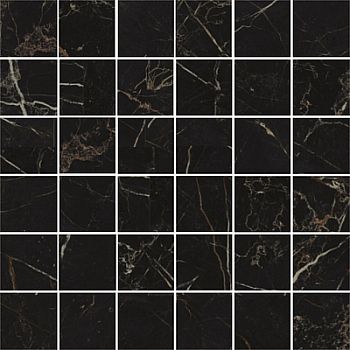 Декор Фрагонар чёрный 30,1х30,1