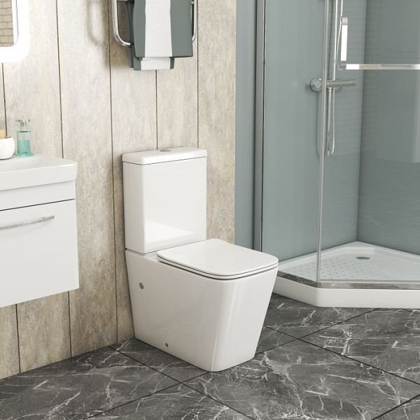 Унитаз-компакт Grossman GR-4445S с тонкой крышкой Унитаз-компакт Grossman GR-4445S с тонкой крышкой