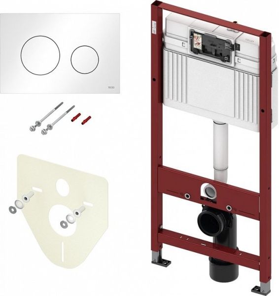 Комплект TECE Loop К400600.WC1 подвесной унитаз+ инсталляция+ кнопка смыва белая